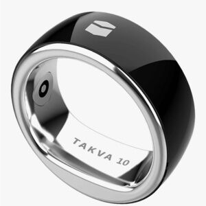10 Black Smart Ring